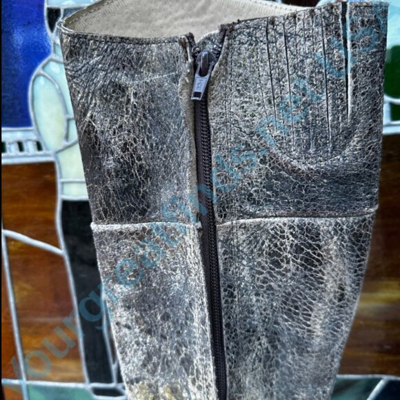 Steven Madden Reins Distressed Leather “Riding” Boots Size 7 - Picture 2 of 11